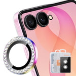 HAT PRINCE for Samsung Galaxy Z Flip8 Camera Lens Protector ENKAY  Rhinestone Decor Rear Lens Film