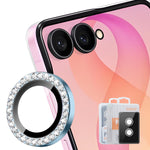 HAT PRINCE for Samsung Galaxy Z Flip8 Camera Lens Protector ENKAY  Rhinestone Decor Rear Lens Film