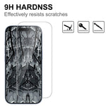 2Pcs For iPhone 16 Pro Full Screen Protector HD Clear High Aluminum-Silicon Glass 9H Hardness Film with Positioning Film