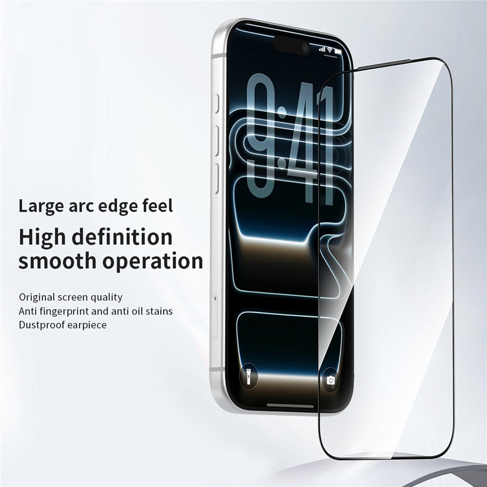 ZGA til iPhone 18 Pro Max Skærmbeskytter Antistatisk Høj Aluminosilikatglas HD-film