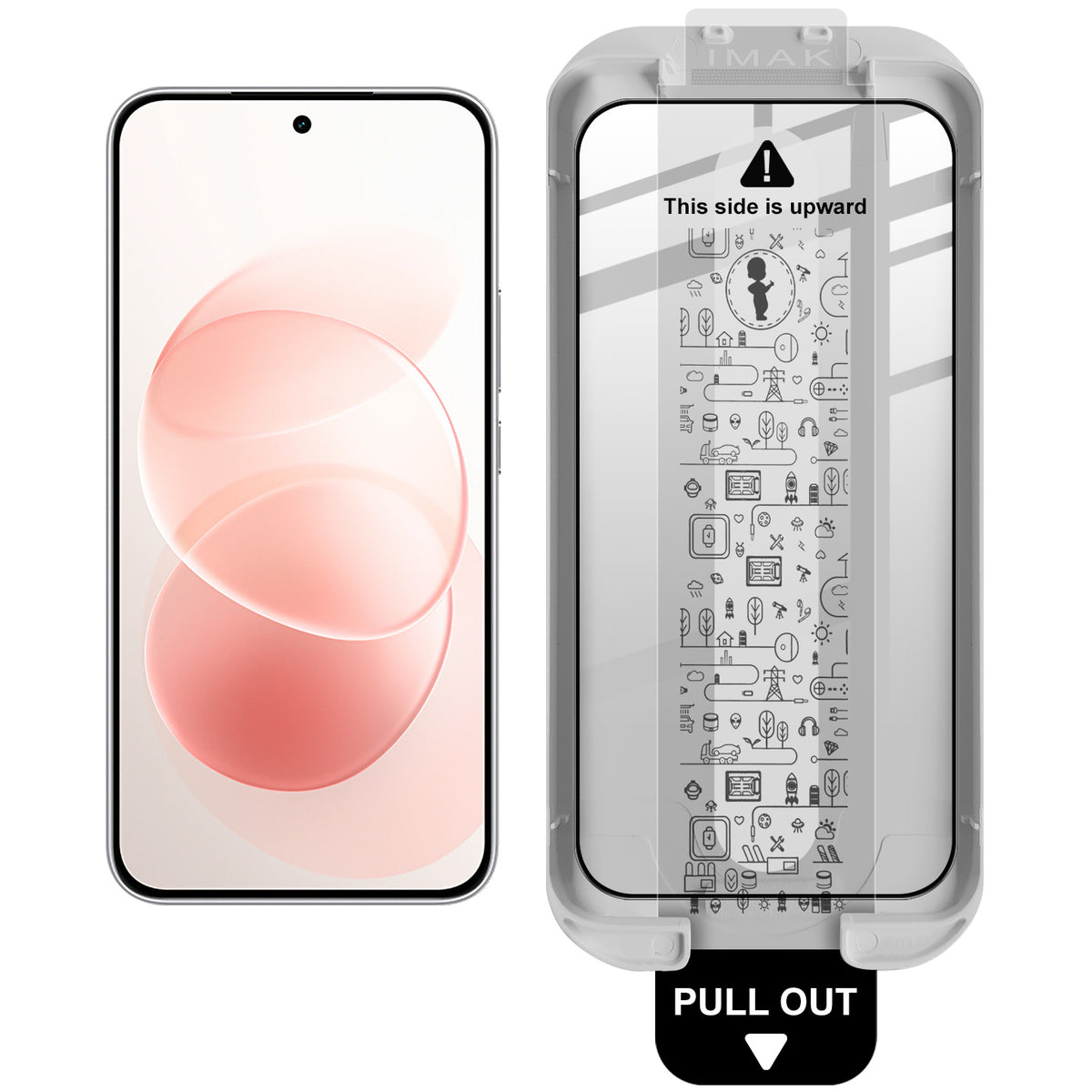 IMAK for Xiaomi Redmi Note 17 Pro 5G Tempered Glass Full Screen Protector Full Glue Film with Dust-free Installation Tool (Fingerprint Unlock)