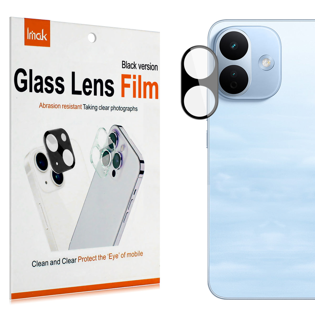 IMAK for Xiaomi Redmi Note 17 Pro 5G Camera Lens Protector Tempered Glass HD Clear Full Cover Lens Film