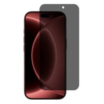 til iPhone 18 Pro Max Anti-Spion Hærdet Glas Skærmbeskytter 2.5D Buet Kant Kantløs Fuld Lim Privatlivsfilm
