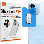 IMAK for Xiaomi Redmi Note 17 Pro 5G Tempered Glass Camera Lens Protector with Self Positioning Frame (Complete Covering)