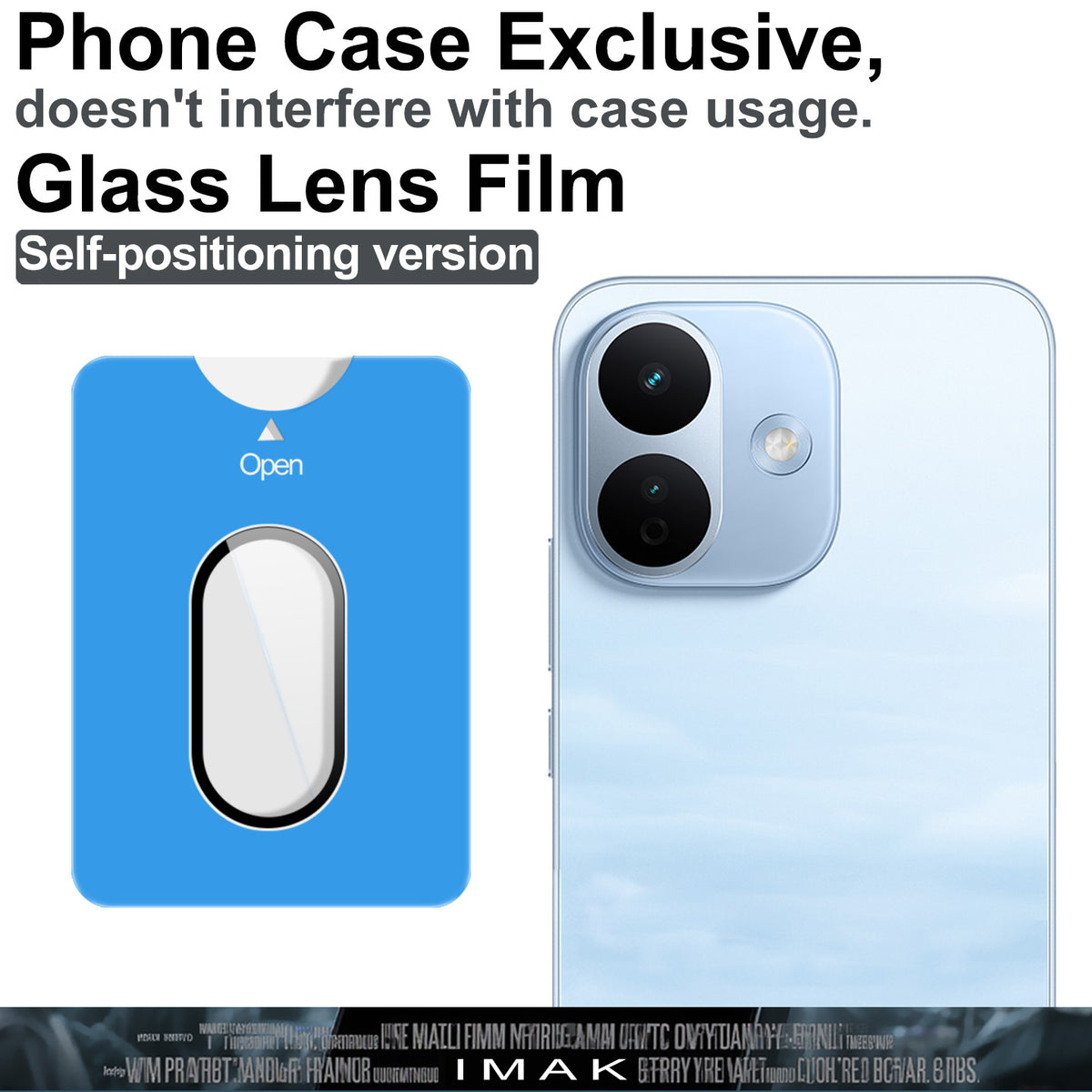 IMAK for Xiaomi Redmi Note 17 Pro 5G Tempered Glass Camera Lens Protector with Self Positioning Frame (Complete Covering)