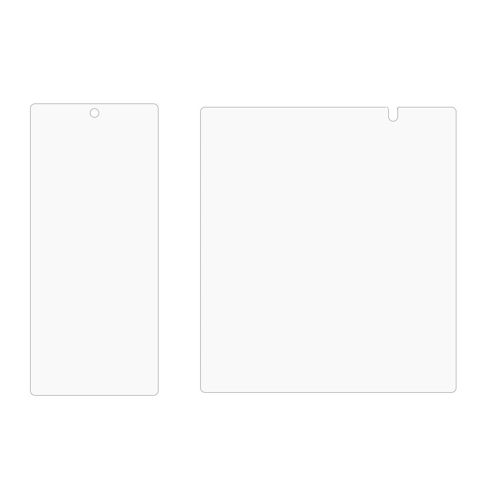 For Samsung Galaxy Z Fold8 Ultra Screen Protector Matte PET Anti-Fingerprint Inside + Outer Film
