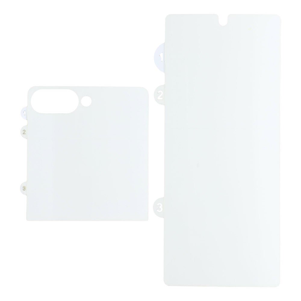 For Samsung Galaxy Z Flip8 Screen Protector Matte PET Anti-Fingerprint Inside + Outer Film