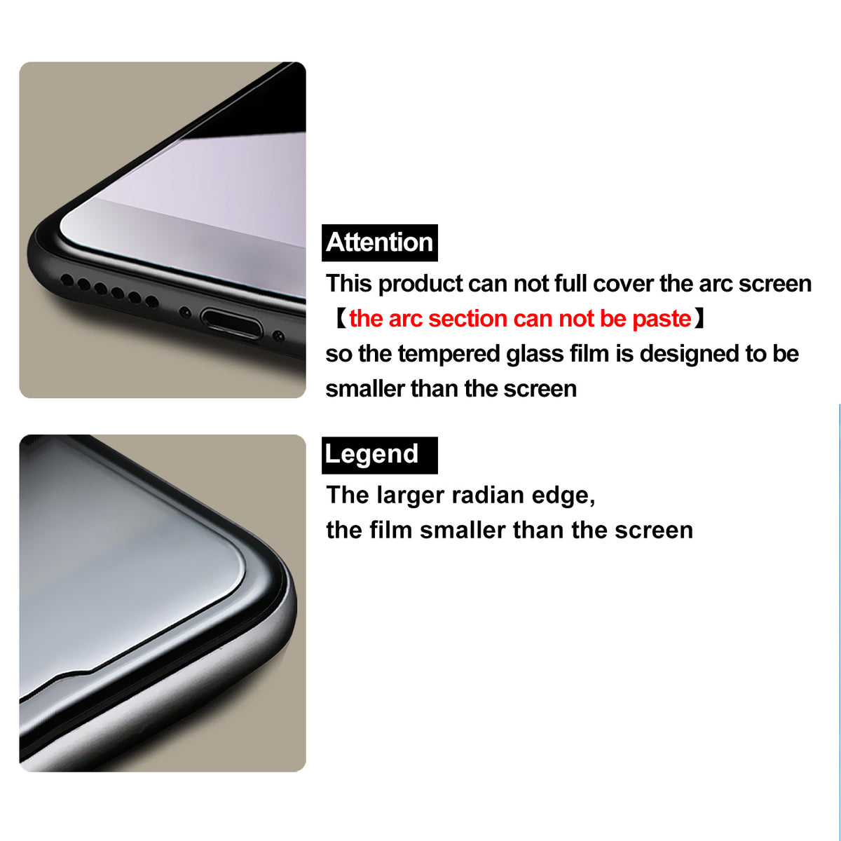 IMAK for Honor X7e Plus 5G / Honor X7e Plus 4G / Honor 600 Smart 5G H Series Tempered Glass Screen Protector Shatter-Proof Protection (Not Complete Coverage)