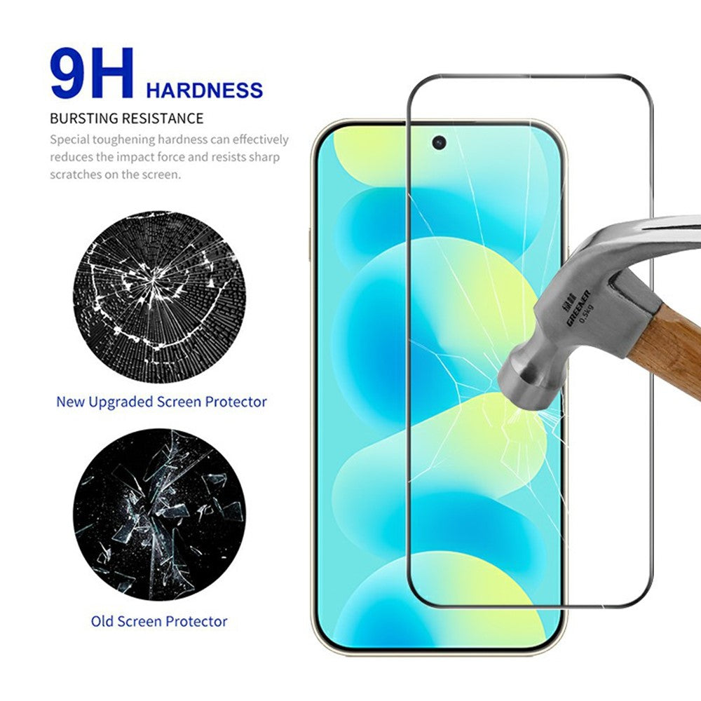 RURIHAI 10 st. för Huawei nova 16 SE 5G hög aluminium-kisel glasfilm heltäckande lim 0,26 mm 2,5D helskärmsskydd