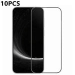 RURIHAI 10Pcs For Honor Robot Phone 5G High Aluminium-Silicon Glass Film Full Glue 0.26mm 2.5D Full Screen Protector