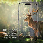 RURIHAI För iPhone 18 Pro / 18 Pro Max Kameralinsskydd AR Antireflex Metallkant Heltäckande Hög Aluminium-Kisel Glas Linsfilm