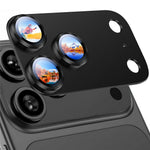 RURIHAI for iPhone 18 Pro Camera Lens Protector High Aluminium-silicon Glass Titanium Alloy Frame Matte Full Lens Cover