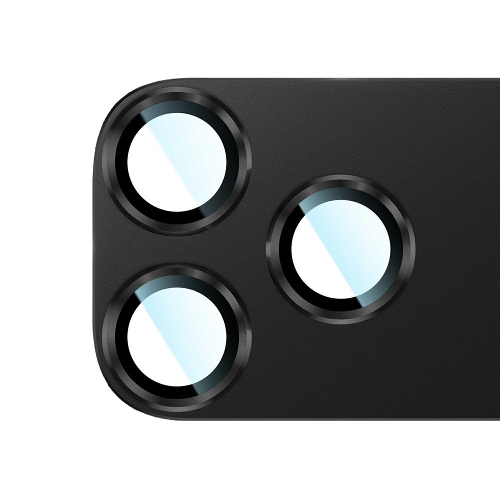 RURIHAI for iPhone 18 Pro Camera Lens Protector High Aluminium-silicon Glass Titanium Alloy Frame Matte Full Lens Cover