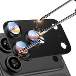 RURIHAI til iPhone 18 Pro Max Kameralinsebeskytter Højt aluminium-siliciumglas Titaniumlegeringsramme Mat Fuld Linsebeskyttelse