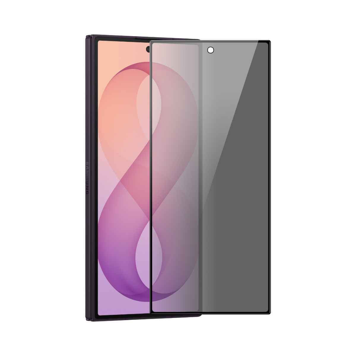 HAT PRINCE til Samsung Galaxy Z Fold8 Ultra Privacy Screen Protector ENKAY Hat-Prince Fuld lim Fuld dækning 28-graders Anti-spion hærdet glas