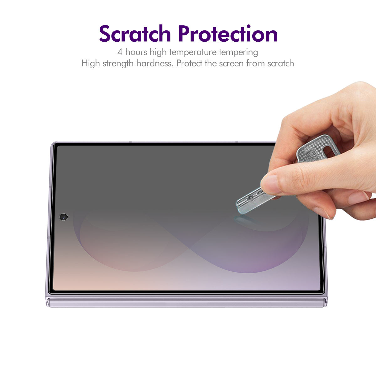 HAT PRINCE for Samsung Galaxy Z Flip8 Privacy Screen Protector ENKAY Hat-Prince Full Glue Full Coverage 28-degree Anti-Spy Tempered Glass