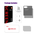 HAT PRINCE for Samsung Galaxy Z Flip8 2Pcs Privacy Screen Protector ENKAY Hat-Prince Full Glue Full Coverage 28-degree Anti-Spy Tempered Glass