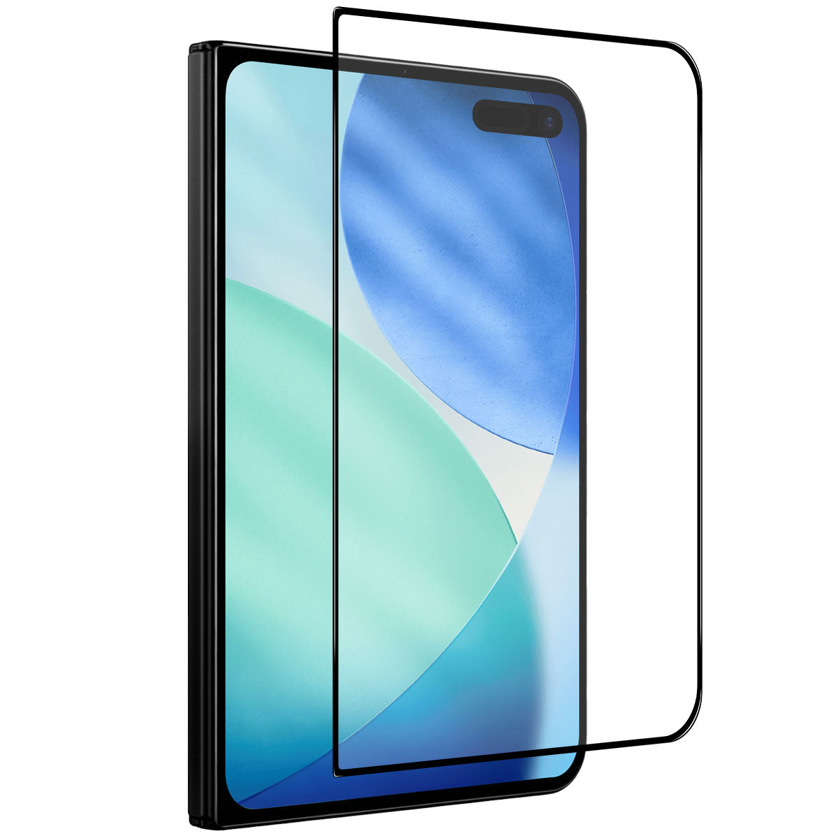 NORTHJO for iPhone Fold A+ Screen Protector High Aluminum-Silicon Film 0.3mm 2.5D Black Edge Silk Printing