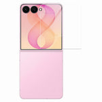 RURIHAI For Samsung Galaxy Z Flip8 AGC Glass Full Screen Protector 0.18mm 2.5D Electroplated Film, Case-Friendly Version