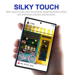 RURIHAI 10Pcs for Samsung Galaxy Z Fold8 AGC Glass Full Screen Protector 0.18mm 2.5D Electroplated Film, Case-Friendly Version