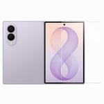 RURIHAI For Samsung Galaxy Z Fold8 AGC Glass Full Screen Protector 0.18mm 2.5D Electroplated Film, Case-Friendly Version