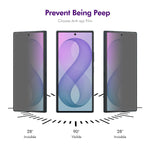 HAT PRINCE til Samsung Galaxy Z Fold8 Ultra Anti-Spion Film ENKAY Hat-Prince Anti-Genskin Fuld Lim Fuld Skærmbeskytter Hærdet Glas