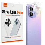 IMAK for Xiaomi Redmi Note 17 4G (Global) / Note 17 5G (Global) / Note 17 (India / China) 5G Tempered Glass Full Cover Camera Lens Protector + Acrylic Lens Cap