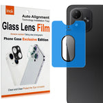 IMAK for Xiaomi Redmi Note 17 4G (Global) / Note 17 5G (Global) / Note 17 (India / China) 5G Tempered Glass Camera Lens Protector with Self Positioning Frame (Complete Covering)