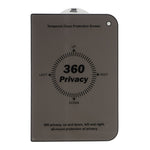 For iPhone Fold Privacy Screen Protector 360 Degree Anti-Spy Full Glue Tempered Glass Outer Screen Film