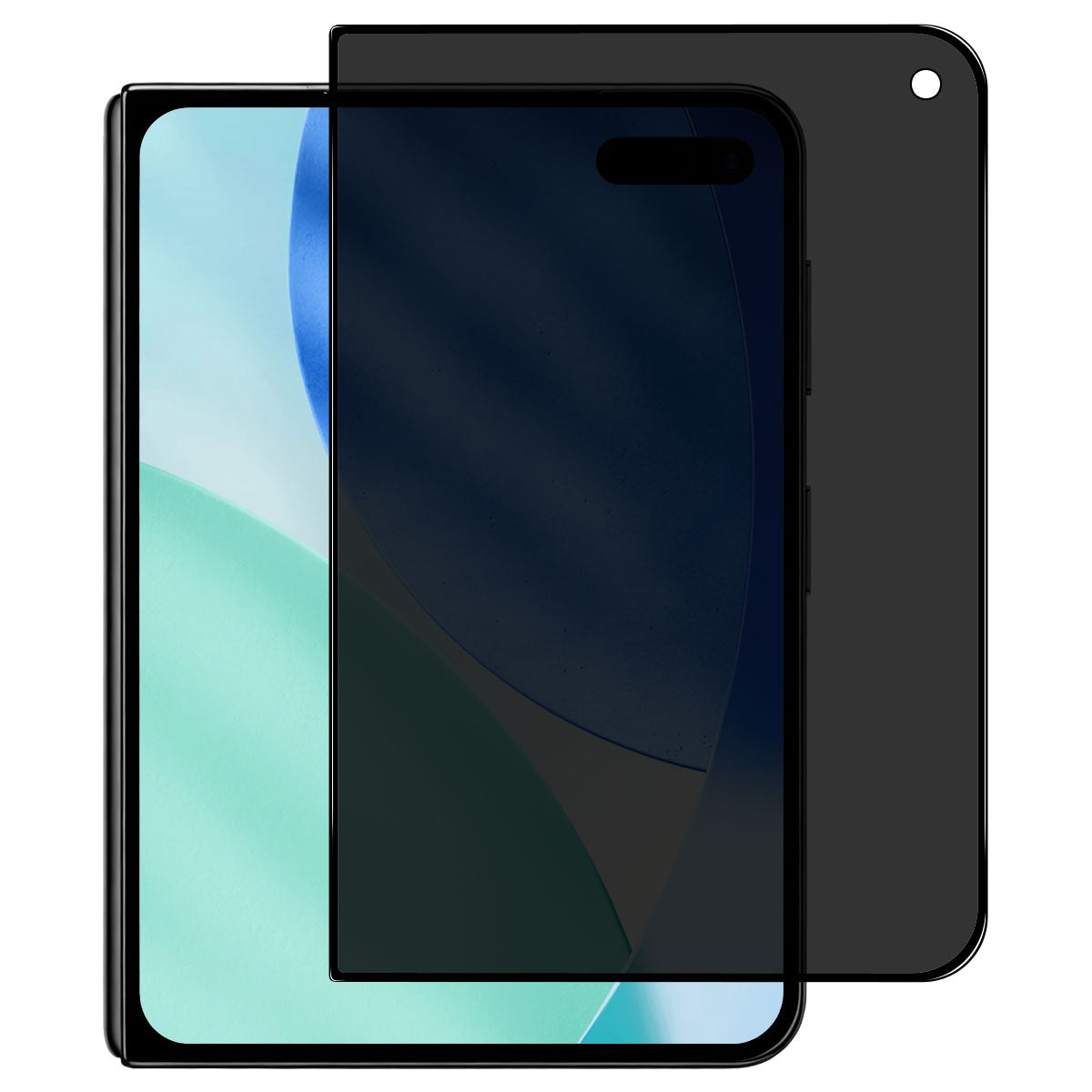 NORTHJO til iPhone Fold A++ Skærmbeskytter Beskyttelsesglas Fuld Lim Silketryk Anti-Spion Hærdet Glasfilm