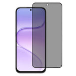 For Honor 600 Smart 5G / X7e Plus 5G / X7e Plus 4G Anti-Spy Skærmbeskyttelse Silkemaling Høj Aluminium-Silicium Glasfilm