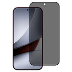 Xiaomi Redmi K100 Pro Max 5G (Kina) / Poco F9 Ultra 5G Anti-spion Helskärmsskydd Silkestryck Heltäckande Lim Sekretess Hög Aluminium-kisel Glasfilm (Fingeravtryckslåsning)