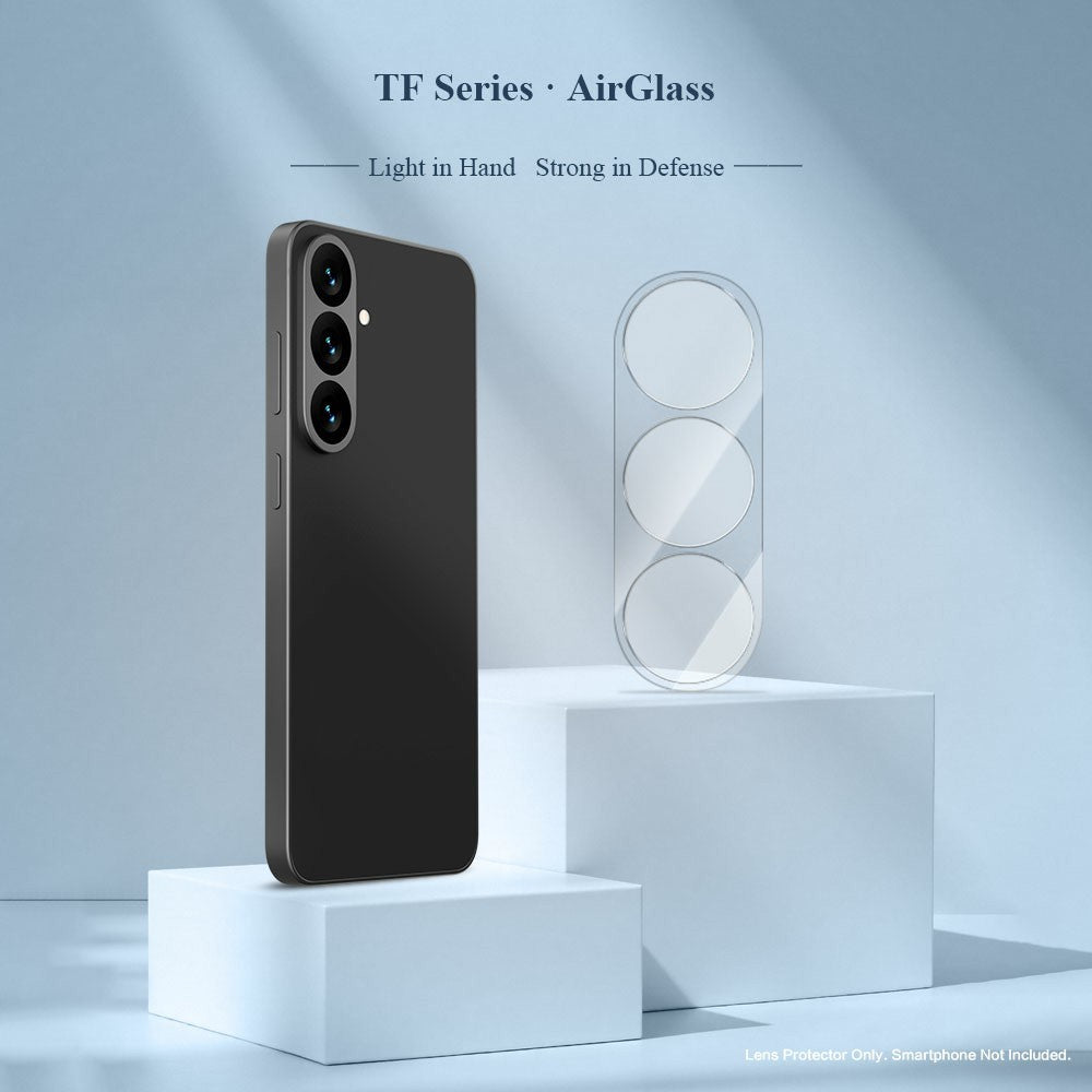 LEREACH 2 stk. til Samsung Galaxy S26 FE kamerabeskytter 0,3 mm ultratynd fuldt dækkende hærdet glas linsefilm