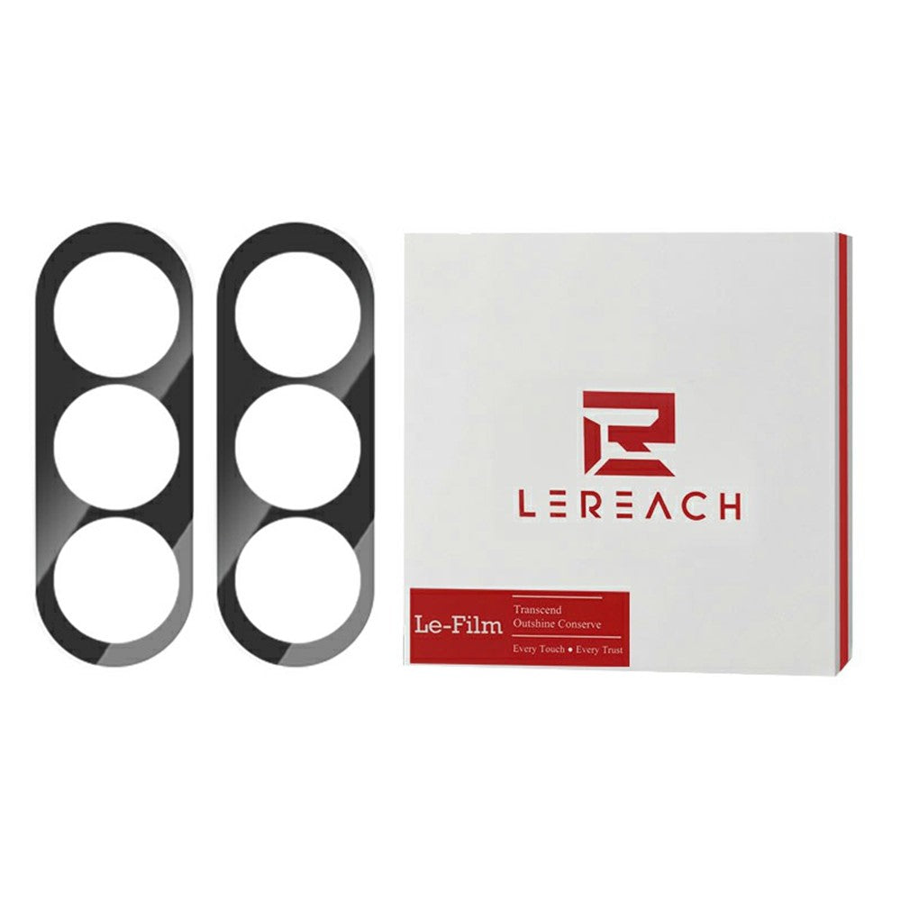 LEREACH 2 stk. til Samsung Galaxy S26 FE kamerabeskytter 0,3 mm ultratynd fuldt dækkende hærdet glas linsefilm