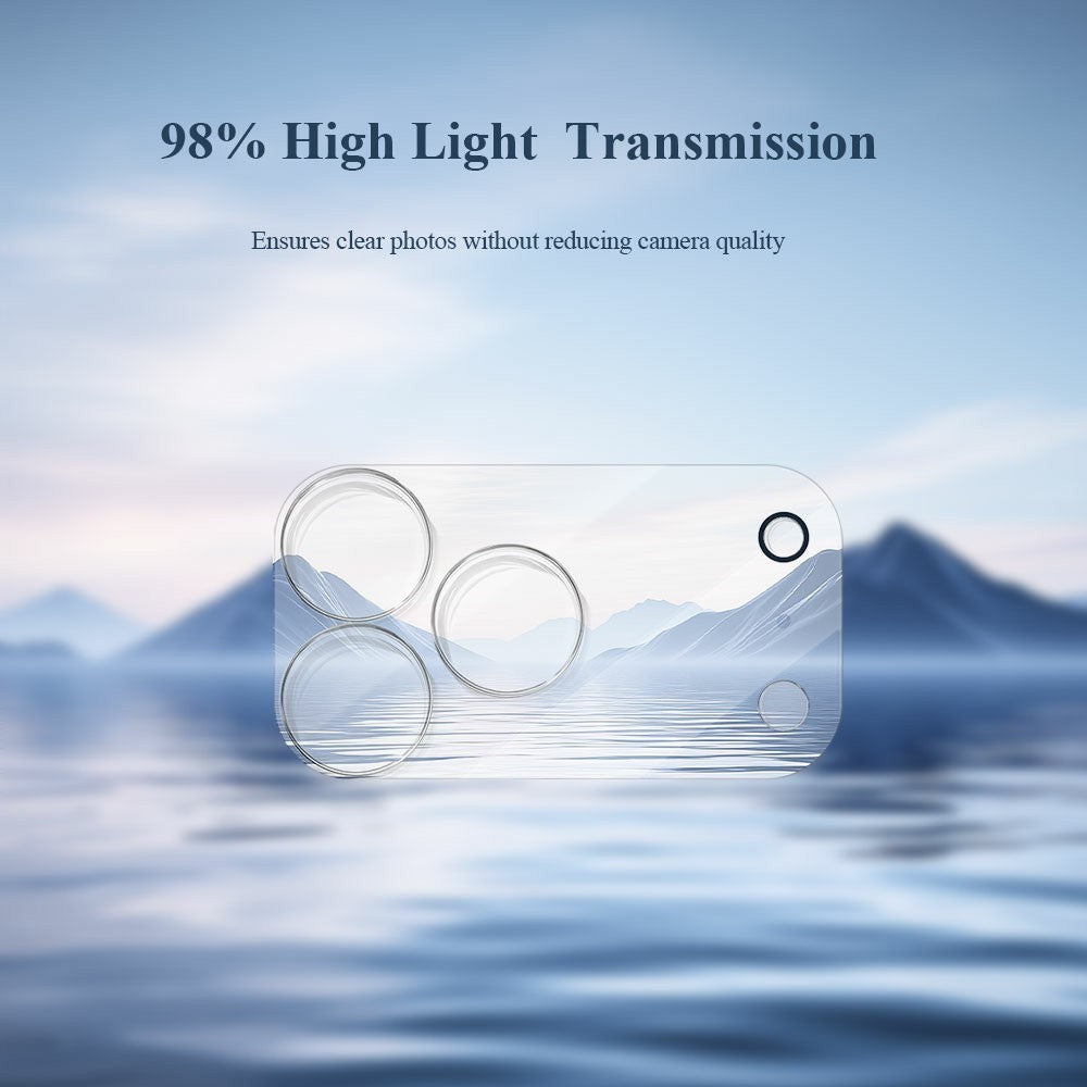 LEREACH 2Pcs For iPhone 18 Pro Camera Lens Protector 3D Full Coverage Tempered Glass Acrylic One-Piece Lens Film