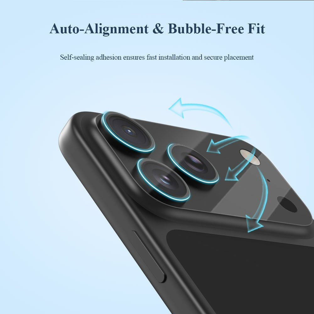 LEREACH 2Pcs For iPhone 18 Pro Camera Lens Protector 3D Full Coverage Tempered Glass Acrylic One-Piece Lens Film