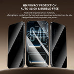 Til iPhone 18 Pro Max ZGA Anti-spion Skærmbeskytter 3D Fuld Dækning Antistatisk Høj Aluminosilikatglasfilm