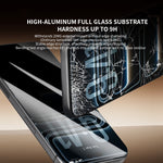 Til iPhone 18 Pro Max ZGA Anti-spion Skærmbeskytter 3D Fuld Dækning Antistatisk Høj Aluminosilikatglasfilm