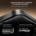 For iPhone 18 Pro ZGA Anti-spy Screen Protector 3D Full Coverage Anti-static High Aluminum-Silicon Glass Film