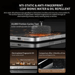 For iPhone 18 Pro ZGA Anti-spy Screen Protector 3D Full Coverage Anti-static High Aluminum-Silicon Glass Film