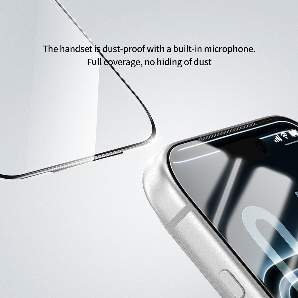 ZGA til iPhone 18 Pro Max Skærmbeskytter 3D Fuld Dækning 0,33 mm 9H Høj Aluminium-silicium Glasfilm med Installationsværktøj