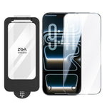 ZGA for iPhone 18 Pro Screen Protector 3D Full Coverage 0.33mm 9H High Aluminum-silicon Glass Film with Installation Tool