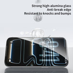 ZGA for iPhone 18 Pro Screen Protector 3D Full Coverage 0.33mm 9H High Aluminum-silicon Glass Film with Installation Tool