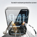 ZGA for iPhone 18 Pro Screen Protector 3D Full Coverage 0.33mm 9H High Aluminum-silicon Glass Film with Installation Tool