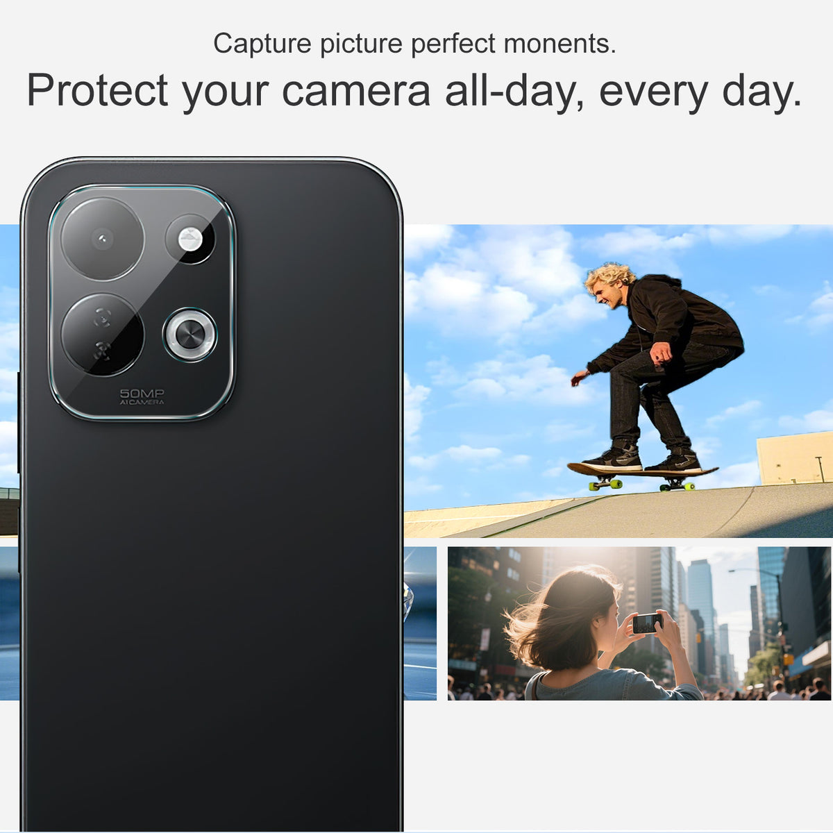 IMAK for Xiaomi Redmi 17 5G / Xiaomi Redmi 17 4G Camera Lens Protector Slim Tempered Glass Full Coverage Lens Film