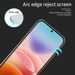 PINWUYO til Xiaomi Redmi 17 4G / Xiaomi Redmi 17 5G hærdet glasfilm, eksplosionssikker 9H 3D, fuldklæbende fuldskærmsbeskyttelse