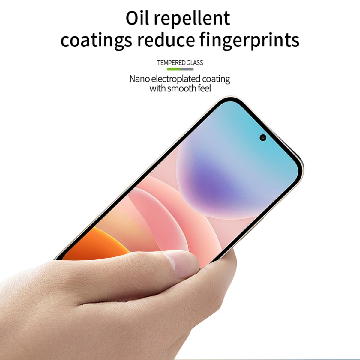 PINWUYO til Xiaomi Redmi 17 4G / Xiaomi Redmi 17 5G hærdet glasfilm, eksplosionssikker 9H 3D, fuldklæbende fuldskærmsbeskyttelse