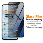 IMAK for Honor X7e Plus 4G / Honor X7e Plus 5G / Honor 600 Smart 5G Anti-Peep Tempered Glass Screen Protector Full Coverage