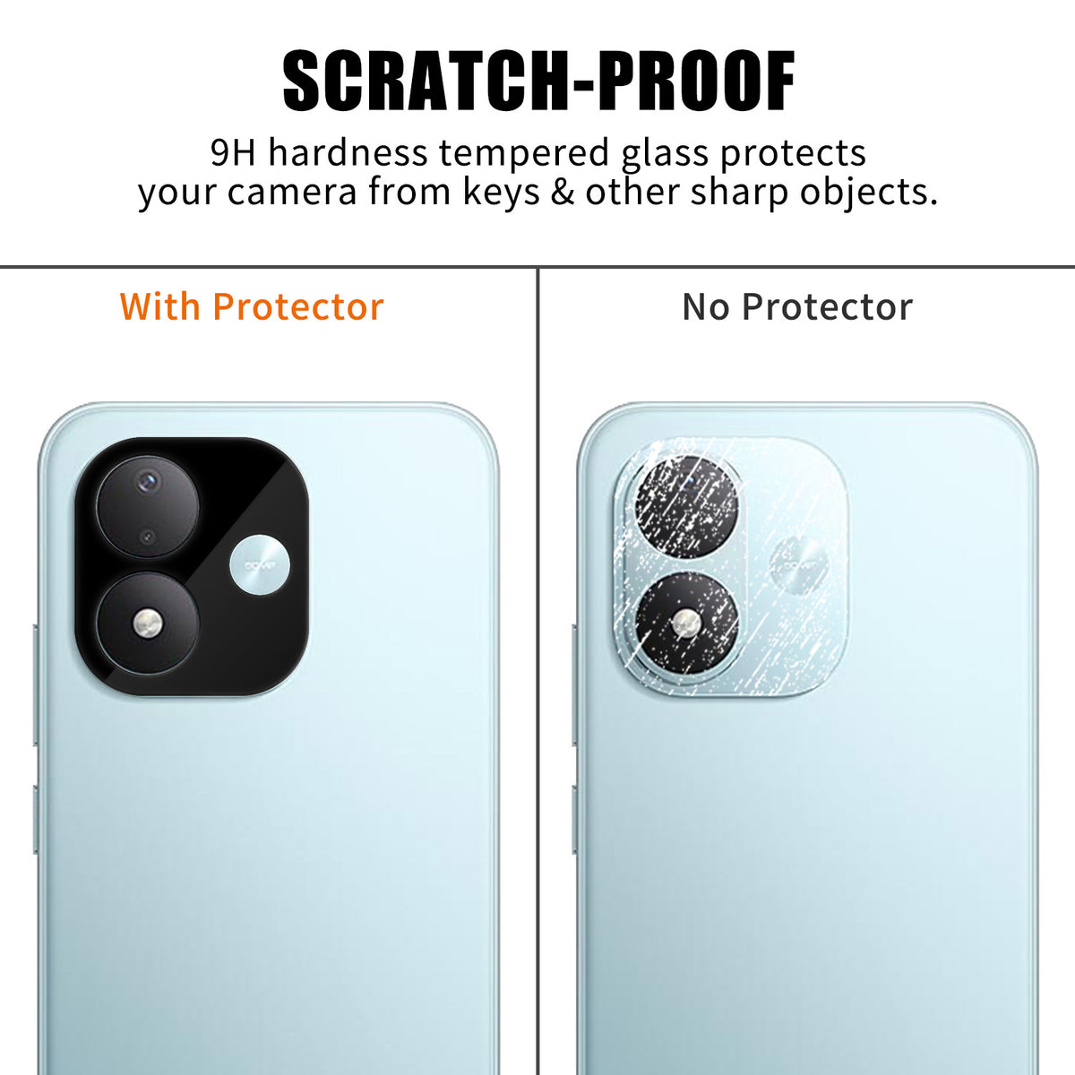 Xiaomi Redmi Note 17 4G (Global) / Note 17 5G (Global) / Note 17 (Indien/Kina) 5G Heltäckande Kameralinsskydd Silkestryck HD Anti-fingeravtryck AR Härdat Glas Linsfilm