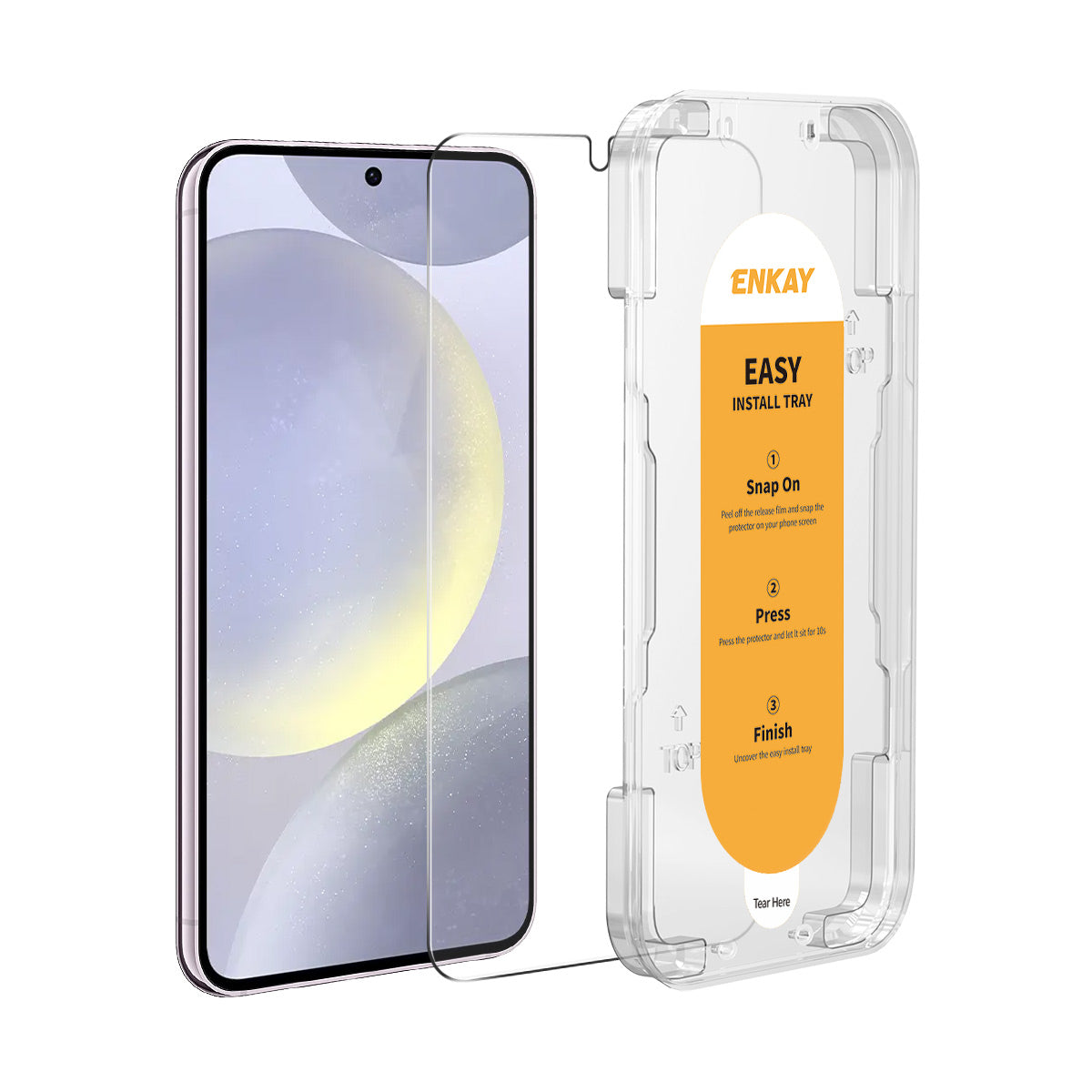 HAT PRINCE for Samsung Galaxy S26+ Screen Protector ENKAY  0.18mm Ultra Thin High Aluminium-Silicon Glass Film Support Unlock